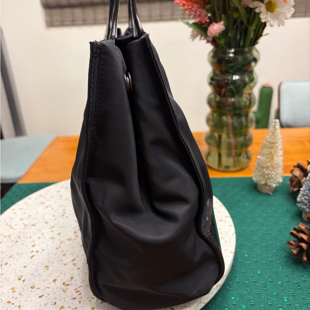Tory Burch Ella Black Nylon Tote - Picture 5 of 9